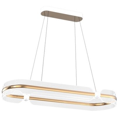 LED závesné svietidlo 3900 lm 3000K zlatá ITALUX Sopla PND-63728-56W-3K-GD LED závesné svietidlo 3900 lm 3000K zlatá ITALUX Sopla PND-63728-56W-3K-GD