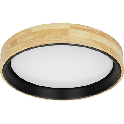 ITALUX PLF-4350-25W-WD-BK-4K Campelo stropné svietidlo LED D450mm 25W/2500lm 4000K čierna, drevo, biela ITALUX PLF-4350-25W-WD-BK-4K Campelo stropné svietidlo LED D450mm 25W/2500lm 4000K čierna, drevo, biela