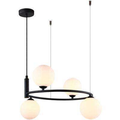 MDM-3974/4 BK ITALUX Amily moderné závesné svietidlo 4X25W G9 IP20 MDM-3974/4 BK ITALUX Amily moderné závesné svietidlo 4X25W G9 IP20