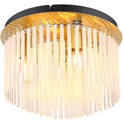 GLOBO lighting GLOBO 15698DM GORLEY stropné svietidlo D320mm 5xE14 zlatá, biela GLOBO lighting GLOBO 15698DM GORLEY stropné svietidlo D320mm 5xE14 zlatá, biela