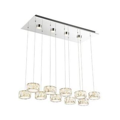 GLOBO lighting GLOBO 49350-92H AMUR závesné svietidlo LED 96W/6500lm neutrálne biele svetlo (4000K) IP20 chróm GLOBO lighting GLOBO 49350-92H AMUR závesné svietidlo LED 96W/6500lm neutrálne biele svetlo (4000K) IP20 chróm