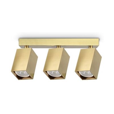 Stropné svietidlo 3x GU10 mosadzná IP20 Ideal Lux DYNAMITE 371283 Stropné svietidlo 3x GU10 mosadzná IP20 Ideal Lux DYNAMITE 371283