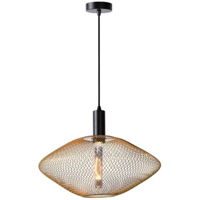 LUCIDE 21423/45/02 MESH Závesné svietidlo E27 1x40W matná zlatá/mosadz LUCIDE 21423/45/02 MESH Závesné svietidlo E27 1x40W matná zlatá/mosadz
