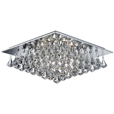 Searchlight 7306-6CC HANNA 44x44 cm stropné svietidlo 6xG9 Searchlight 7306-6CC HANNA 44x44 cm stropné svietidlo 6xG9