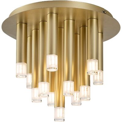 RABALUX 71355 Ramira stropné svietidlo D340mm 13xG9 zlatá, priehľadná RABALUX 71355 Ramira stropné svietidlo D340mm 13xG9 zlatá, priehľadná