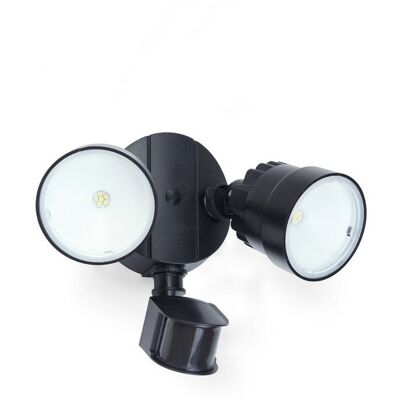 LUTEC 7622104330 SHRIMP II nástenné LED svietidlo 12W 5000K IP54 čierna so senzorom LUTEC 7622104330 SHRIMP II nástenné LED svietidlo 12W 5000K IP54 čierna so senzorom
