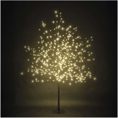 EMOS DCTW30 vianočná dekorácia stromček 600 LED V120cm 3,8W teplá biela, IP44, farba drôtu - čierna, časovač, adaptér EMOS DCTW30 vianočná dekorácia stromček 600 LED V120cm 3,8W teplá biela, IP44, farba drôtu - čierna, časovač, adaptér