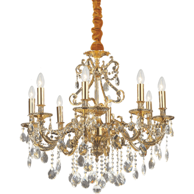 Závesné svietidlo/Luster Ideal lux 060514 GIOCONDA SP8 ORO 8xE14 40W Závesné svietidlo/Luster Ideal lux 060514 GIOCONDA SP8 ORO 8xE14 40W
