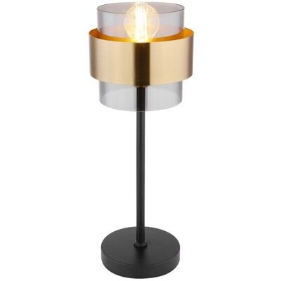 GLOBO lighting GLOBO 15560T MILLEY stolná lampička 1xE27 V470mm čierna matná, mosadz GLOBO lighting GLOBO 15560T MILLEY stolná lampička 1xE27 V470mm čierna matná, mosadz