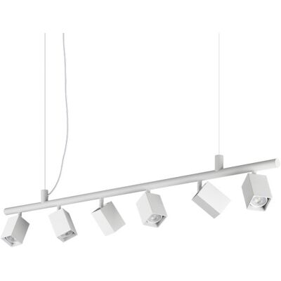 Závesné svietidlo 6x GU10 biela IP20 Ideal Lux DYNAMITE 367460 Závesné svietidlo 6x GU10 biela IP20 Ideal Lux DYNAMITE 367460