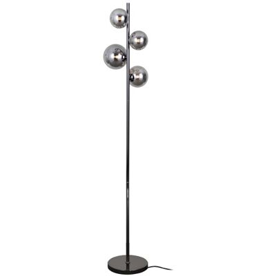 Stojacia lampa 4x G9 čierna perleťová ITALUX Canello FL-406007-4-BCR Stojacia lampa 4x G9 čierna perleťová ITALUX Canello FL-406007-4-BCR
