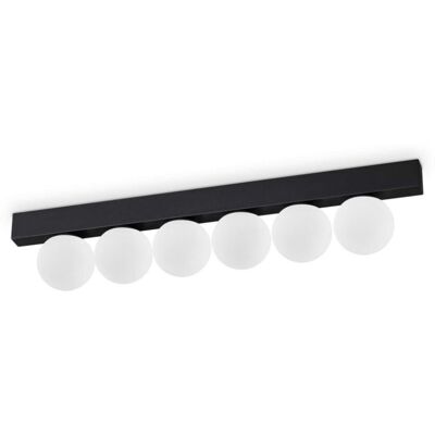 Ideal Lux 313290 PING PONG stropné svietidlo LED š435mm 18W 1500/1110lm 3000K čierna Ideal Lux 313290 PING PONG stropné svietidlo LED š435mm 18W 1500/1110lm 3000K čierna