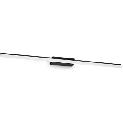 Ideal lux 345147 RIFLESSO nástenné svietidlo nad zrkadlo š820mm LED 19W 2150/1360lm 3000K IP54 čierna Ideal lux 345147 RIFLESSO nástenné svietidlo nad zrkadlo š820mm LED 19W 2150/1360lm 3000K IP54 čierna