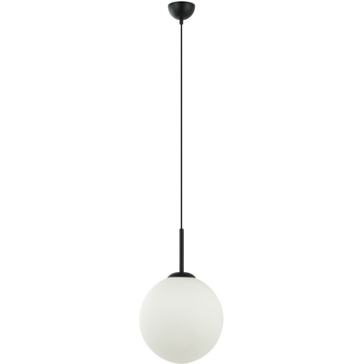 ITALUX PND-5578-1L-BK Deore závesné svietidlo 1xE27 D300mm čierna, biela ITALUX PND-5578-1L-BK Deore závesné svietidlo 1xE27 D300mm čierna, biela