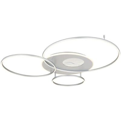 GLOBO lighting GLOBO 48466-70A INVERTINA stropné svietidlo LED 70W/4599lm 2700-6500K strieborná, biela, diaľkový ovládač, zrkadlový 3D efekt GLOBO lighting GLOBO 48466-70A INVERTINA stropné svietidlo LED 70W/4599lm 2700-6500K strieborná, biela, diaľkový ovládač, zrkadlový 3D efekt
