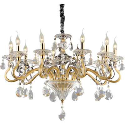 Závesné svietidlo/Luster Ideal lux 087771 NEGRESCO SP10 ORO 10xE14 40W Závesné svietidlo/Luster Ideal lux 087771 NEGRESCO SP10 ORO 10xE14 40W