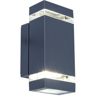 LUTEC 5605013118 FOCUS nástenné LED svietidlo 8,3W 4000K IP44 tmavá šedá LUTEC 5605013118 FOCUS nástenné LED svietidlo 8,3W 4000K IP44 tmavá šedá