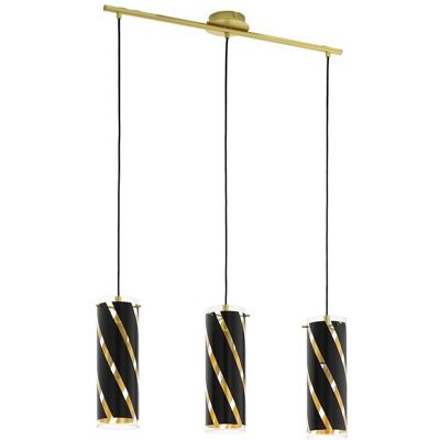 Eglo 97767 PINTO NERO 1 Závesné svietidlo E27 3X60W Eglo 97767 PINTO NERO 1 Závesné svietidlo E27 3X60W