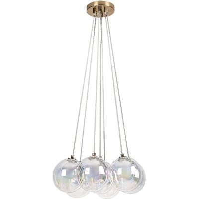 RABALUX 72304 Rosehip závesné svietidlo D450mm 7xG9 champagne, viacfarebná RABALUX 72304 Rosehip závesné svietidlo D450mm 7xG9 champagne, viacfarebná