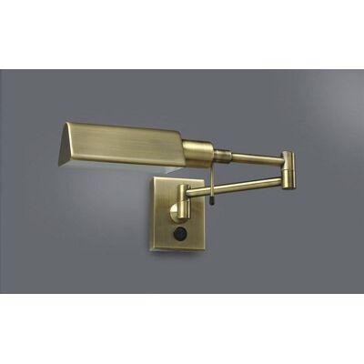 3101/1 ANT.BRAS ITALUX Senti industriálne lampička 1X40W E14 IP20 3101/1 ANT.BRAS ITALUX Senti industriálne lampička 1X40W E14 IP20