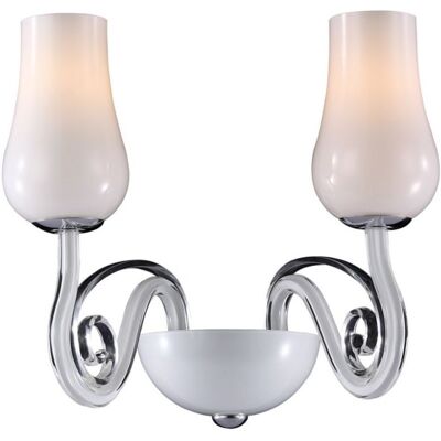 MB10904-2A ITALUX Lybra moderné nástenné svietidlo 2X40W E14 IP20 MB10904-2A ITALUX Lybra moderné nástenné svietidlo 2X40W E14 IP20