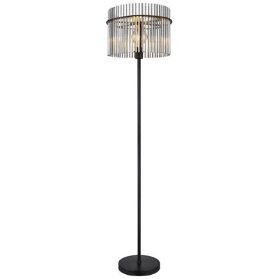 GLOBO lighting GLOBO 15698S GORLEY stojacia lampa V1520mm 1xE27 matná čierna, dymová GLOBO lighting GLOBO 15698S GORLEY stojacia lampa V1520mm 1xE27 matná čierna, dymová