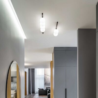 Ideal Lux 310688 BINOMIO stropné svietidlo 4xG9 š860mm čierna Ideal Lux 310688 BINOMIO stropné svietidlo 4xG9 š860mm čierna