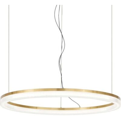 Ideal Lux 314938 CROWN závesné svietidlo LED D600mm 30W 3000/2480lm 3000K mosadzná Ideal Lux 314938 CROWN závesné svietidlo LED D600mm 30W 3000/2480lm 3000K mosadzná