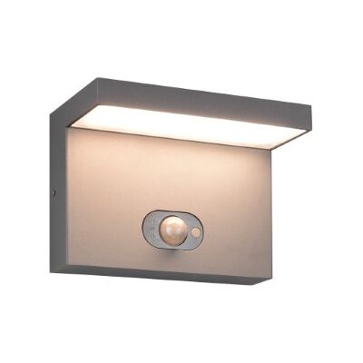 TRIO 253569142 BLYDE solárne nástenné svietidlo so senzorom SMD LED 5W/700lm 2300-4000K IP65 antracitová TRIO 253569142 BLYDE solárne nástenné svietidlo so senzorom SMD LED 5W/700lm 2300-4000K IP65 antracitová