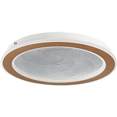 RABALUX 71281 Efrael stropné svietidlo D400mm LED 24W/2600/1700lm 3000-6500K zlatá, priehľadná, stmievateľné, diaľkový ovládač RABALUX 71281 Efrael stropné svietidlo D400mm LED 24W/2600/1700lm 3000-6500K zlatá, priehľadná, stmievateľné, diaľkový ovládač