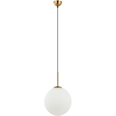 ITALUX PND-5578-1L-BRO Deore závesné svietidlo 1xE27 D300mm starožitná bronzová, biela ITALUX PND-5578-1L-BRO Deore závesné svietidlo 1xE27 D300mm starožitná bronzová, biela
