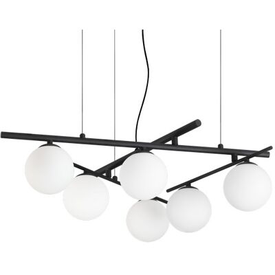 Závesné svietidlo 6x G9 čierna IP20 Ideal Lux ATLAS 365114 Závesné svietidlo 6x G9 čierna IP20 Ideal Lux ATLAS 365114