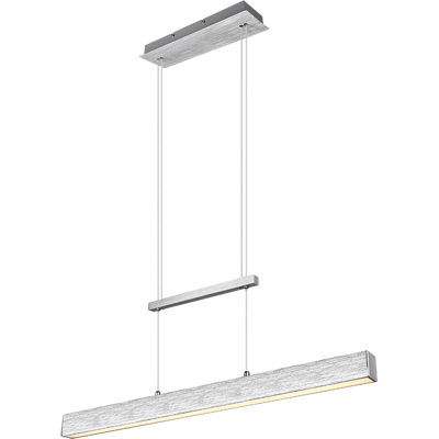 TRIO Reality TRIO R32043105 PAROS závesné svietidlo LED 21W/3000lm, 2x5,5W/2x750lm 3000K, brúsený hliník, switchdimmer TRIO Reality TRIO R32043105 PAROS závesné svietidlo LED 21W/3000lm, 2x5,5W/2x750lm 3000K, brúsený hliník, switchdimmer