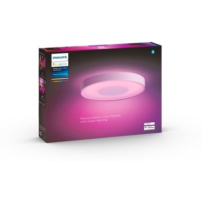 Philips HUE LED White and color Ambiance 41163/31/P9 Infuse M stropné svietidlo 33,5W 2350lm 2200-6500K+RGB 38,1cm biele stmievateľné BlueTooth Philips HUE LED White and color Ambiance 41163/31/P9 Infuse M stropné svietidlo 33,5W 2350lm 2200-6500K+RGB 38,1cm biele stmievateľné BlueTooth