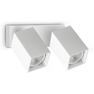 Nástenné svietidlo 2x GU10 biela IP20 Ideal Lux DYNAMITE 371221 Nástenné svietidlo 2x GU10 biela IP20 Ideal Lux DYNAMITE 371221