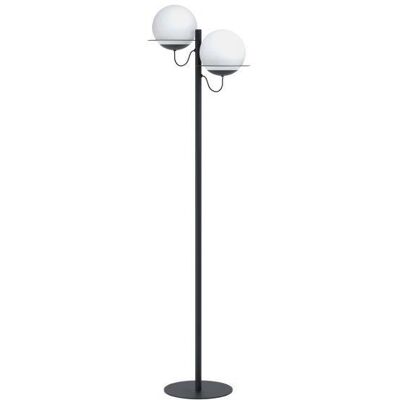 Eglo 98366 SABALETE Stojanová lampa E27 2X40W čierna/biela Eglo 98366 SABALETE Stojanová lampa E27 2X40W čierna/biela