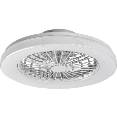 RABALUX 71333 Dalfon2 stropné svietidlo s ventilátorom D485mm LED 48W/3500lm 3000-6500K biela, stmievateľné, diaľkový ovládač, starlight efekt RABALUX 71333 Dalfon2 stropné svietidlo s ventilátorom D485mm LED 48W/3500lm 3000-6500K biela, stmievateľné, diaľkový ovládač, starlight efekt