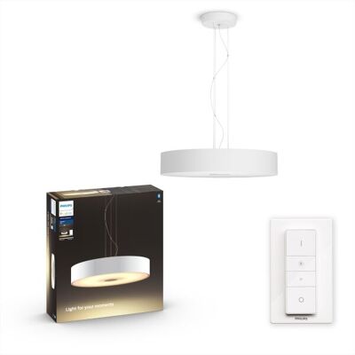 Philips Hue White Ambiance 8719514341319 Fair závesné svietidlo LED +SWITCH D444mm 39W/3000lm 2200-6500K biela bluetooth Philips Hue White Ambiance 8719514341319 Fair závesné svietidlo LED +SWITCH D444mm 39W/3000lm 2200-6500K biela bluetooth