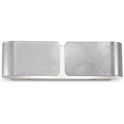 Nástenné svietidlo Ideal lux 088273 CLIP AP2 SMALL ARGENTO 2xE27 60W Nástenné svietidlo Ideal lux 088273 CLIP AP2 SMALL ARGENTO 2xE27 60W