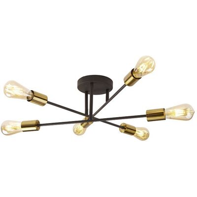 Searchlight 8046-6BK Armstrong stropné svietidlo E27 6 x 10W Searchlight 8046-6BK Armstrong stropné svietidlo E27 6 x 10W