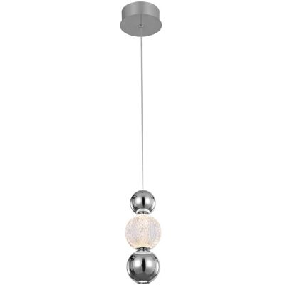LED závesné svietidlo 400 lm 3000K chrómová ITALUX Oter PND-83728-7W-3K-CH LED závesné svietidlo 400 lm 3000K chrómová ITALUX Oter PND-83728-7W-3K-CH