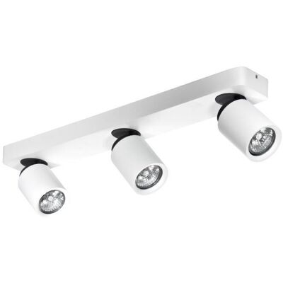 AZZARDO AZ0664 DECOline TOMI 3 WHITE stropné/nástenné svietidlo 3xGU10 50W IP20 biela/šedá AZZARDO AZ0664 DECOline TOMI 3 WHITE stropné/nástenné svietidlo 3xGU10 50W IP20 biela/šedá