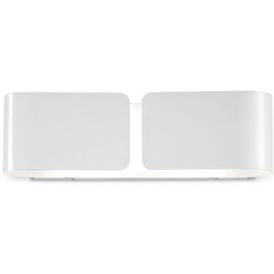 Nástenné svietidlo Ideal lux 014166 CLIP AP2 SMALL BIANCO 2xE27 60W Nástenné svietidlo Ideal lux 014166 CLIP AP2 SMALL BIANCO 2xE27 60W