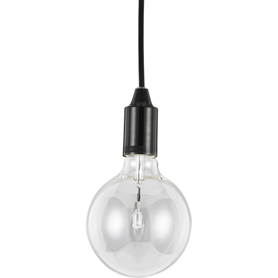 Závesné svietidlo Ideal lux 113319 EDISON SP1 NERO 1xE27 60W 3000K čierna Závesné svietidlo Ideal lux 113319 EDISON SP1 NERO 1xE27 60W 3000K čierna