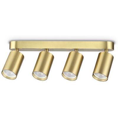Stropné svietidlo 4x GU10 mosadzná IP20 Ideal Lux DYNAMITE 371351 Stropné svietidlo 4x GU10 mosadzná IP20 Ideal Lux DYNAMITE 371351