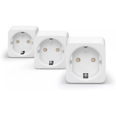 Zásuvka (bez uzemňov. kolíka) biela Philips HUE Smart Plug EU (typ F) 8720169258341 balenie 3 ks Zásuvka (bez uzemňov. kolíka) biela Philips HUE Smart Plug EU (typ F) 8720169258341 balenie 3 ks