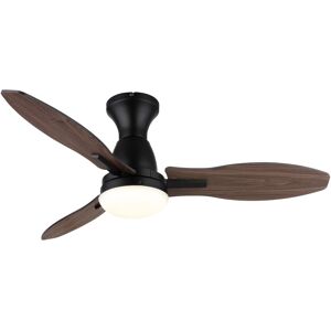 GLOBO lighting GLOBO 03671B GALE stropný ventilátor so svetlom D1070mm LED 22W 2890/2453lm 3000+4500+6000K čierna, imitácia dreva, časovač, diaľkový ovládač GLOBO lighting GLOBO 03671B GALE stropný ventilátor so svetlom D1070mm LED 22W 2890/2453lm 3000+4500+6000K čierna, imitácia dreva, časovač, diaľkový ovládač