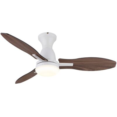 GLOBO lighting GLOBO 03671W GALE stropný ventilátor so svetlom D1070mm LED 22W 2890/2453lm 3000+4500+6000K biela, imitácia dreva, časovač, diaľkový ovládač GLOBO lighting GLOBO 03671W GALE stropný ventilátor so svetlom D1070mm LED 22W 2890/2453lm 3000+4500+6000K biela, imitácia dreva, časovač, diaľkový ovládač