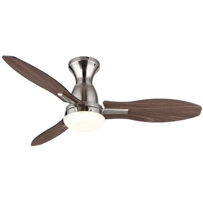 GLOBO lighting GLOBO 03671N GALE stropný ventilátor so svetlom D1070mm LED 22W 2890/2453lm 3000+4500+6000K nikel, imitácia dreva, časovač, diaľkový ovládač GLOBO lighting GLOBO 03671N GALE stropný ventilátor so svetlom D1070mm LED 22W 2890/2453lm 3000+4500+6000K nikel, imitácia dreva, časovač, diaľkový ovládač