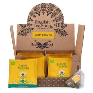English Tea Shop Zelený čaj s citrónom - sypaný čaj v pyramídke BIO 50 ks